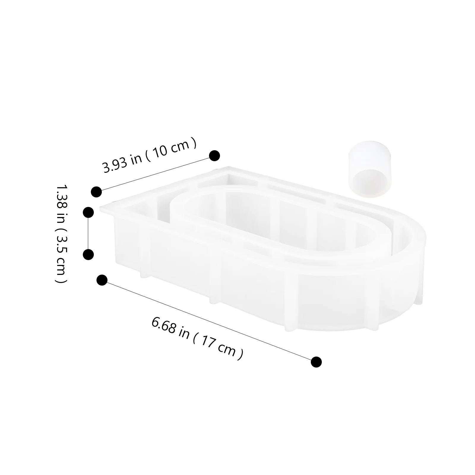 

1Set Hydroponic Vase Mold DIY Plant Vase Making Kit Smooth Inside High Transparency Epoxy Resin Casting Hydroponic Planter Mold