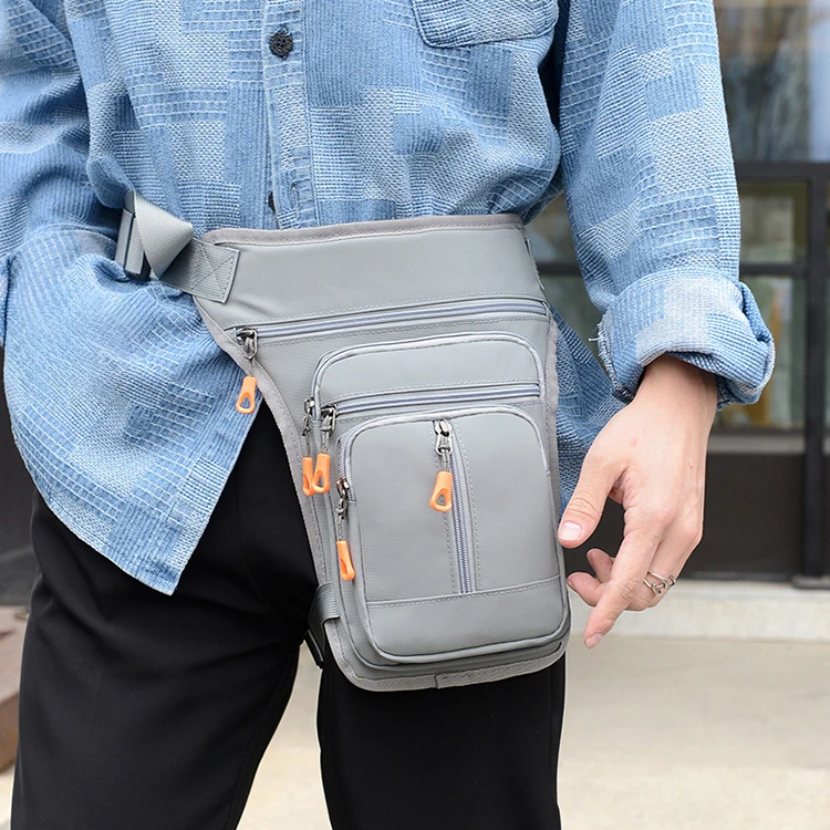 Geeignet für Männer und Frauen, Motorrad-Beintasche, taktische Reiter-Gürteltasche, Hüfttasche – Detail 1