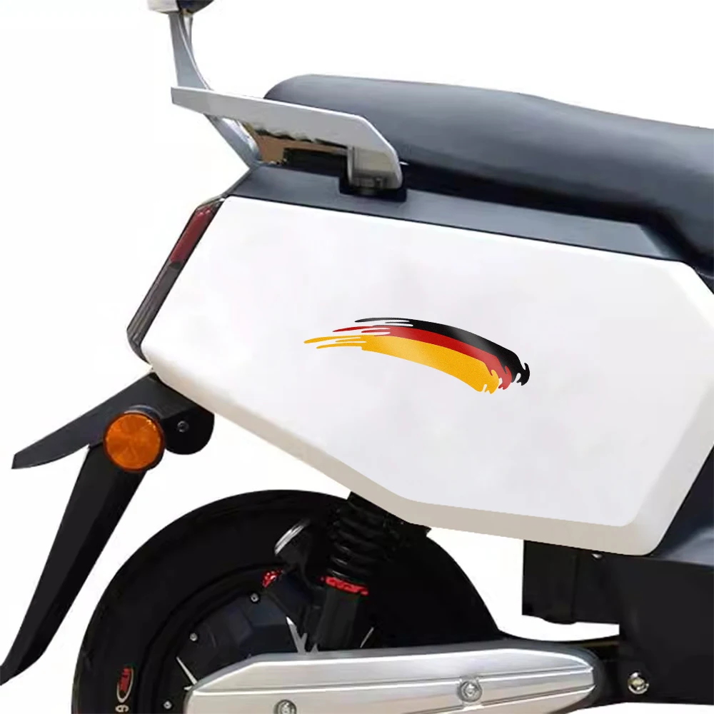 

2 PCS Car National Flag Graffiti Creative Stickers Personalized Waterproof Motorcycle Stickers Motorcycle Helmets Car Body Decor