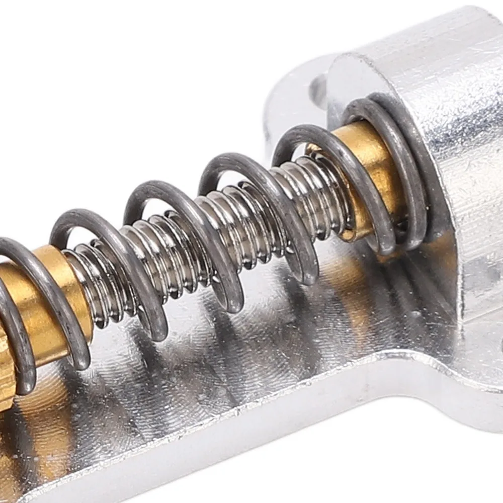 Premium Brass Tremolo Stabilizer With Screws Silver+Golden Guitar Tremolo Stopper Tremolo Bridge Stopper For Electric Guitar