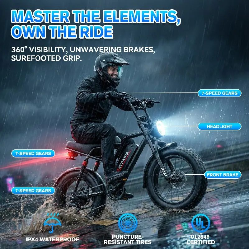 

Электрический супербайк на двух колесах, 30-60 миль пробега, 2000 Вт, 20 дюймов, для бездорожья, 48 В, для двухколесных электровелосипедов