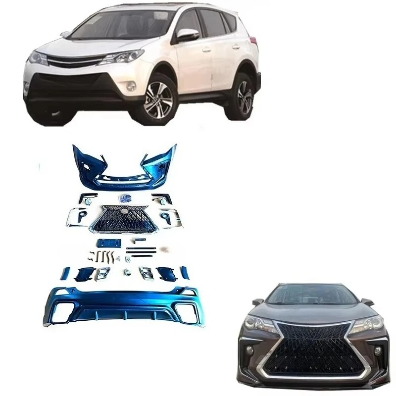 Car Body Kit Parts 2013-2015 Front Bumper Fit for RAV4