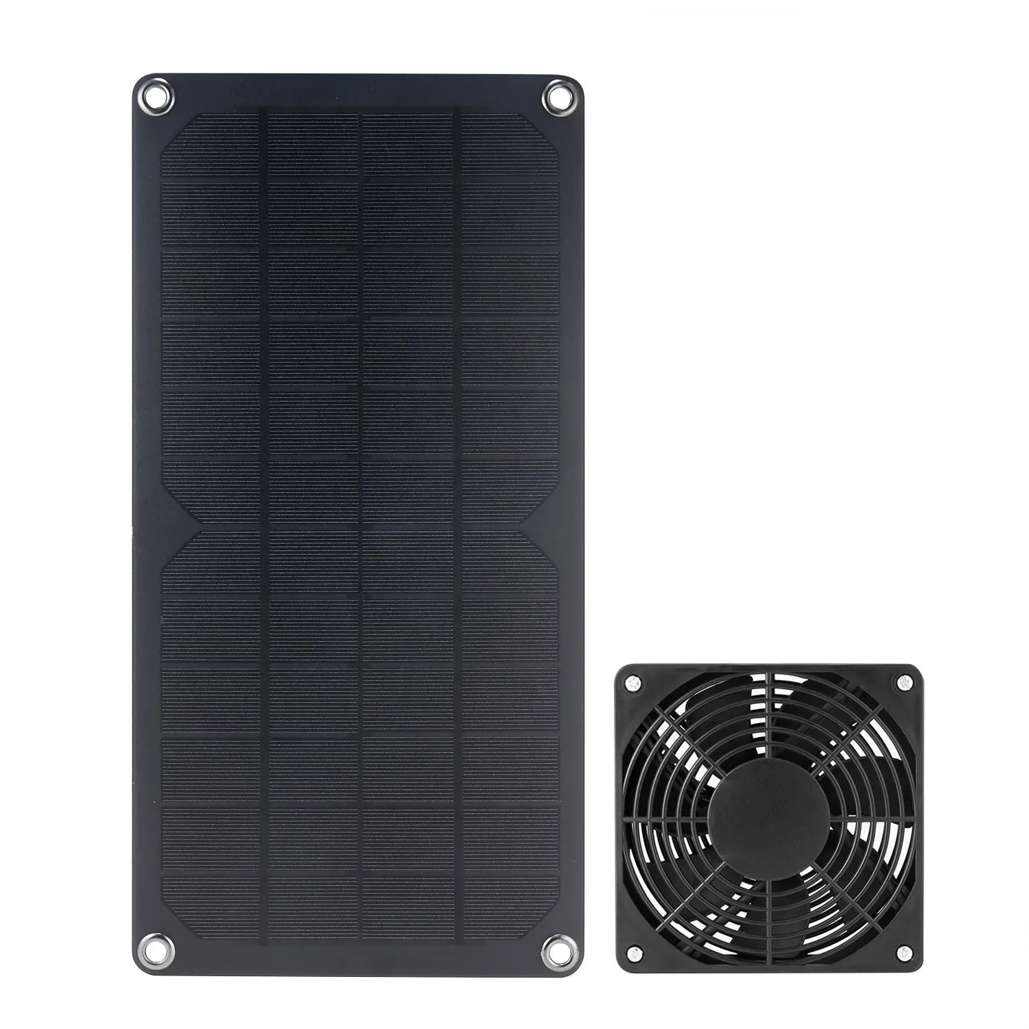 10W Solar Powered 3W Mini Fan Exhaust Fan Portable