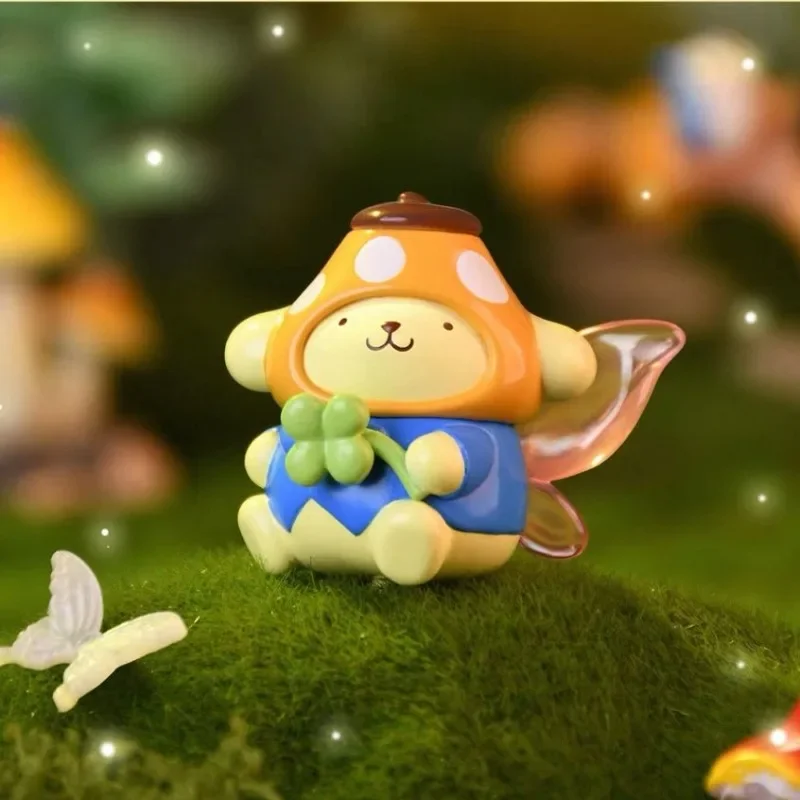 Kuromi Anime Kawaii Sanrio familia colgante de escritorio lindo dibujo animado My Melody muñeca encantadora decoración juguetes de cumpleaños regalo para niñas