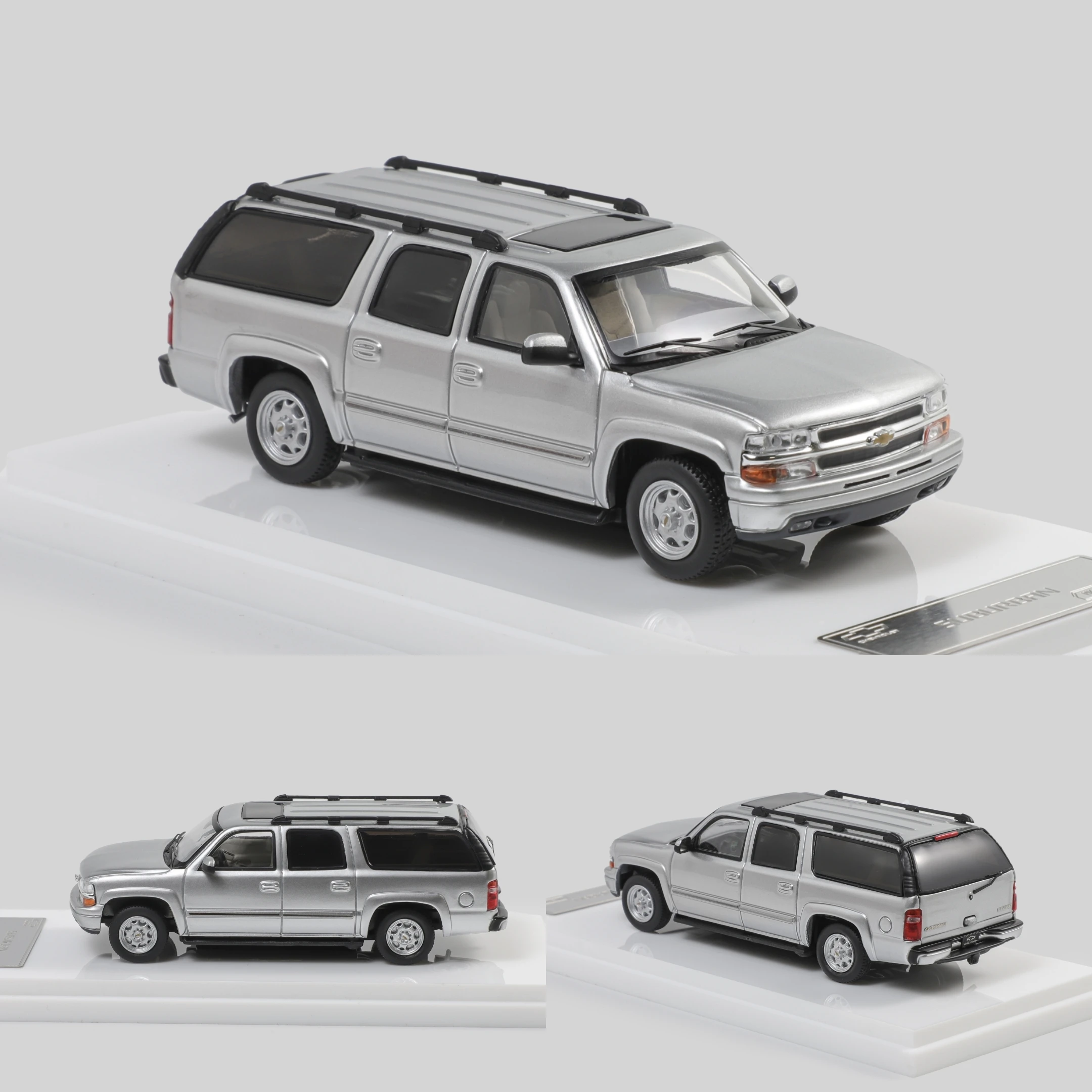 MK Miniatures MKM 1:64 9th Generation MK9 GMT800 Silver Alloy Car Model Collection Ornament