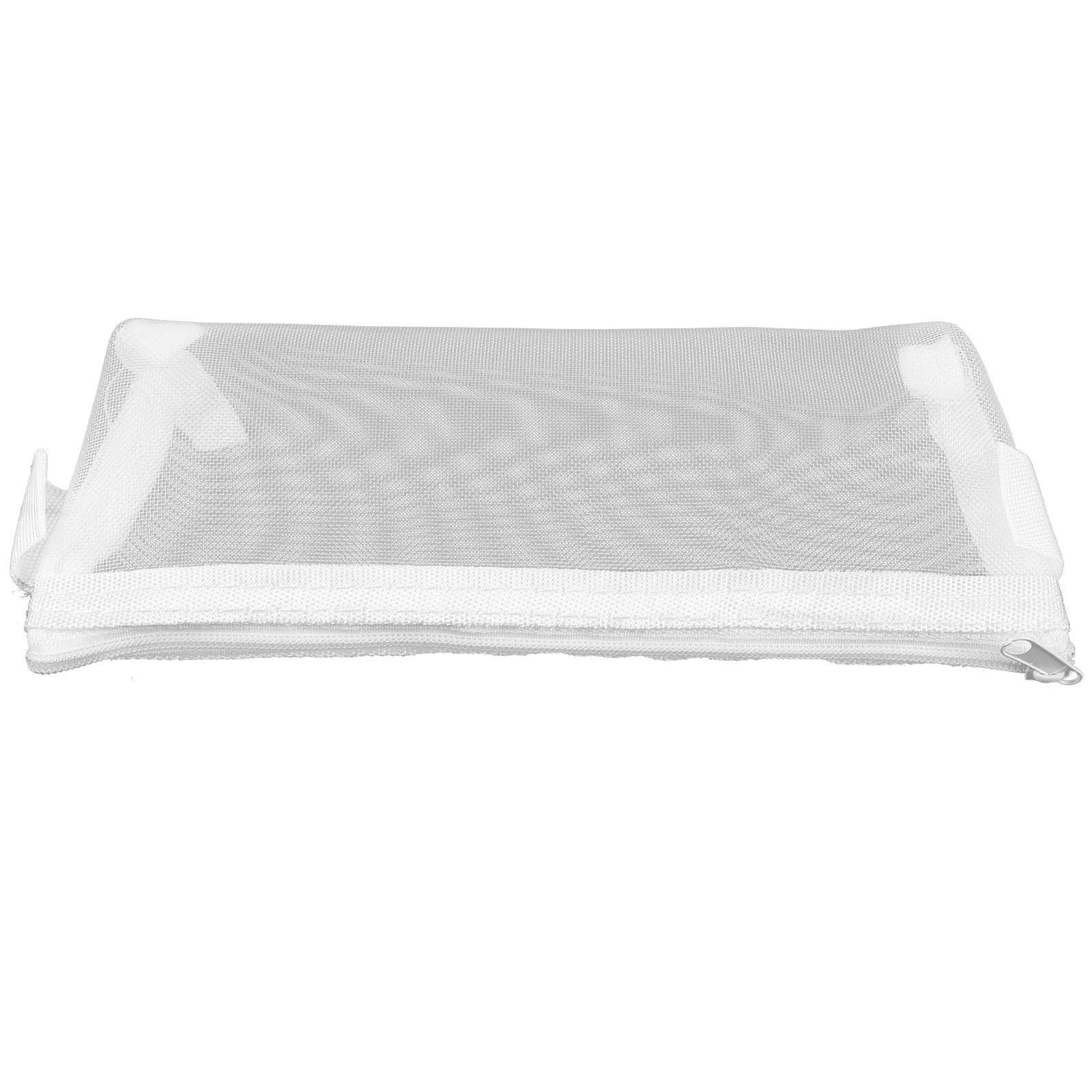 

Mesh Pencil Bag Large File Pouch Multifunctional Stationery Storage Organizer Case Travel Pen Pouch Clear Storage Bag