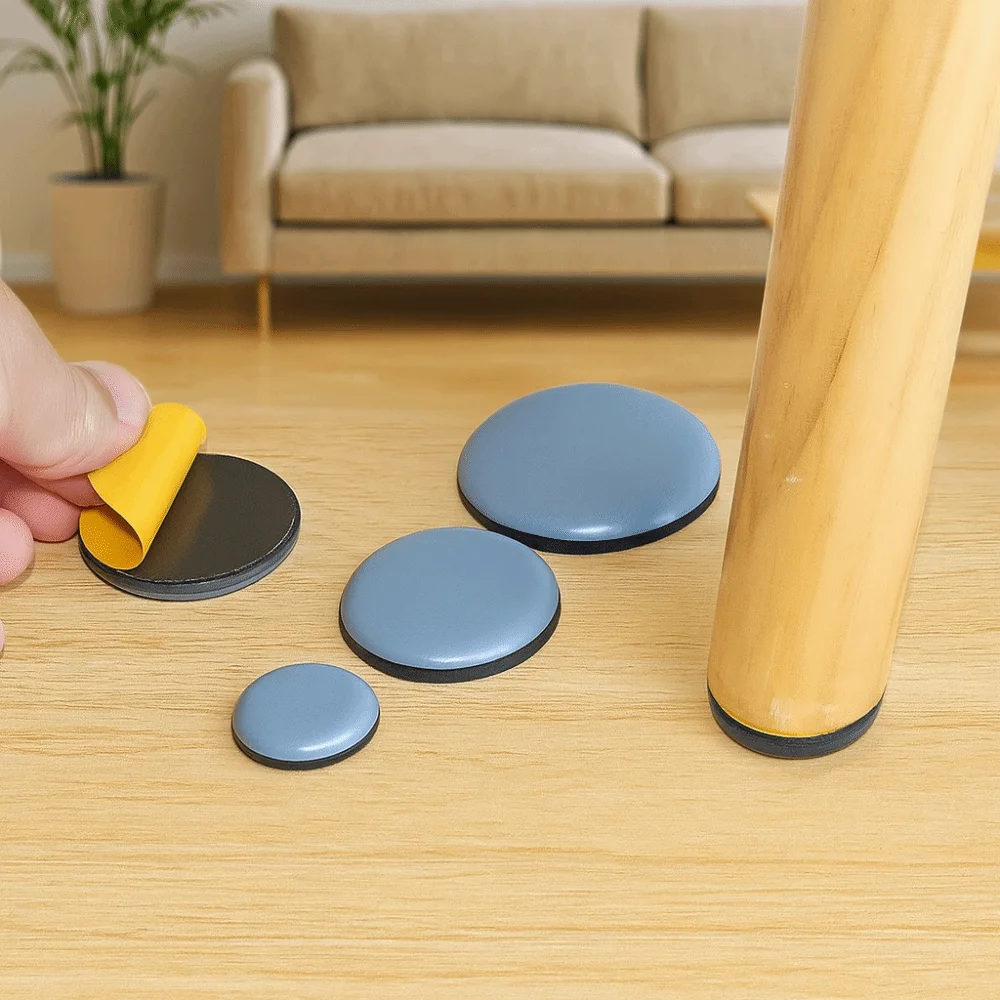24pcs/set Self-Adhesive Appliance Sliders Thickened Heavy Duty Furniture Slider Pads Anti-abrasion Anti Scratch