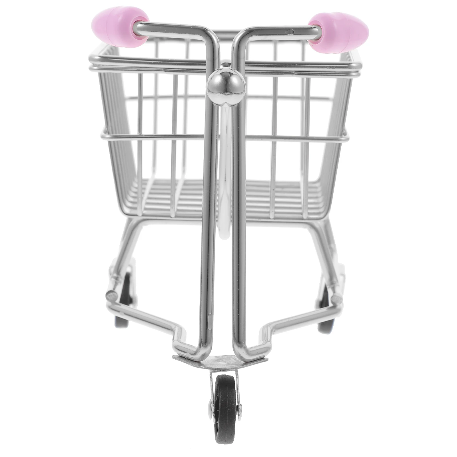

Make up Sponge Beauty Egg Holder Makeup Holders Mini Shopping Cart Trolley Storage Silver