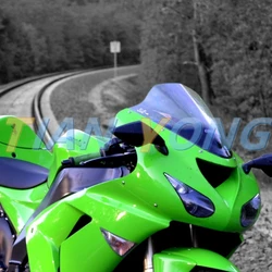 For Kawasaki ZX6R 2005 2006 2007 2008 ZX10R 2006 2007 Motorcycle Accessories ABS Double Bubble Windscreen Windshield Deflector