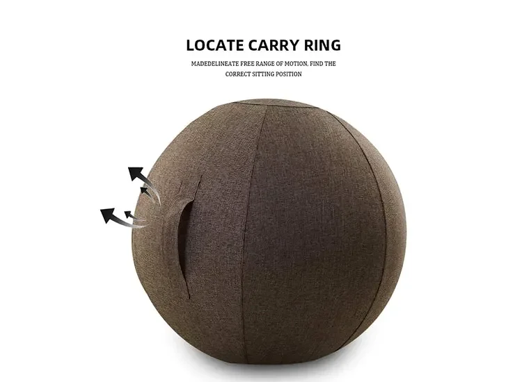 65cm Home Office Chair Sitting Ball Chair Yoga Ball Cover For Home Office