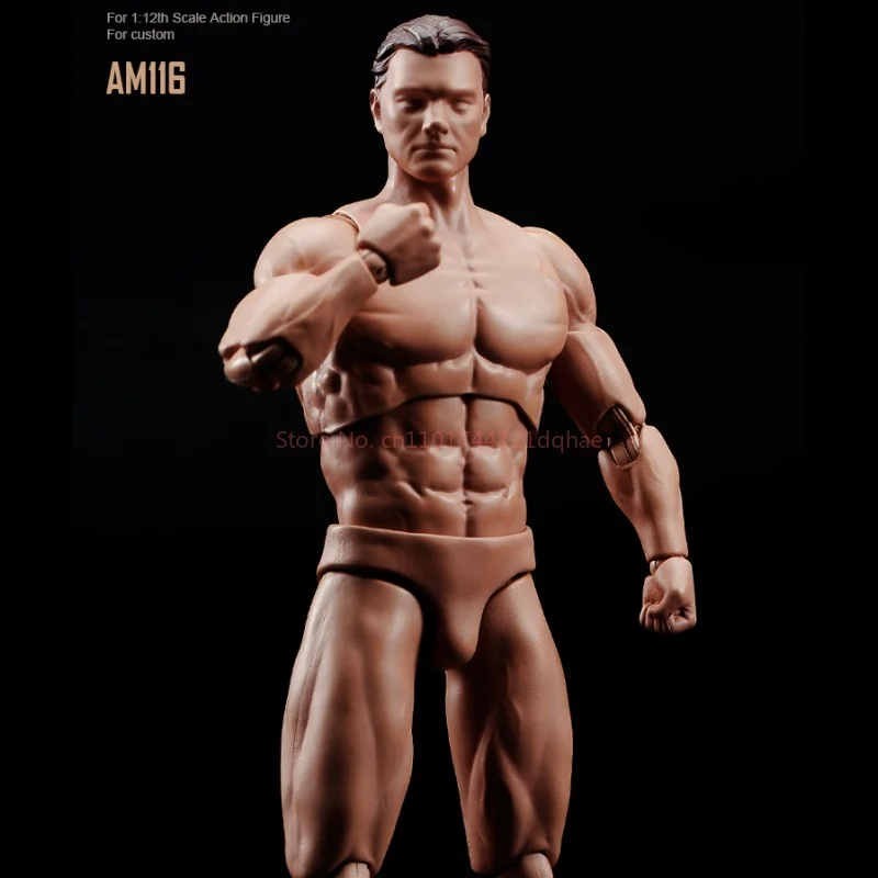 In Stock 1/12 Scale Military Doll ANT 6-Inch Movable Figurine Muscular Male Nude Painting Action Figure Human Body Model Toy