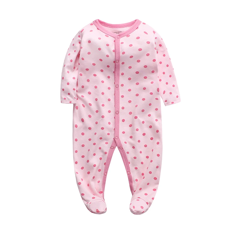 Four Seasons 0-12Months Baby Rompers Newborn Girls&Boys 100%Cotton  of Long Piece Infant Clothing Pajamas Overalls Cheap