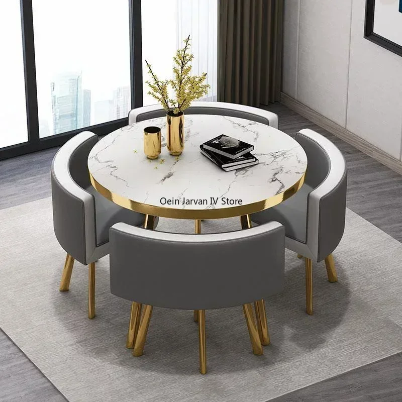 Modern Simple Dining Tables Reception Negotiation Wooden Dining Tables Rest Office Restaurant Mesas De Comedor Home Furniture