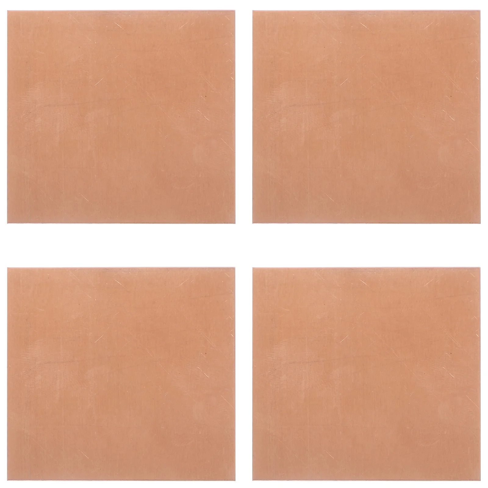 

4 Sheets Plate for Jewelry Making Crafts DIY Metal Sheets Projects Copper Sheet For Jewelry Making Metal Plates Lightweight