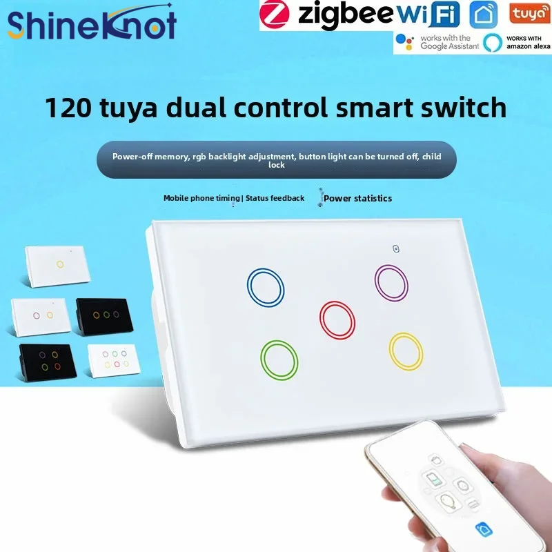 

Австралийский стандарт, умный переключатель, Wi-Fi Tuya Zigbee 118/120, умный сенсорный настенный переключатель, приложение, дистанционное управление, 1-стороннее 6-полосное голосовое управление