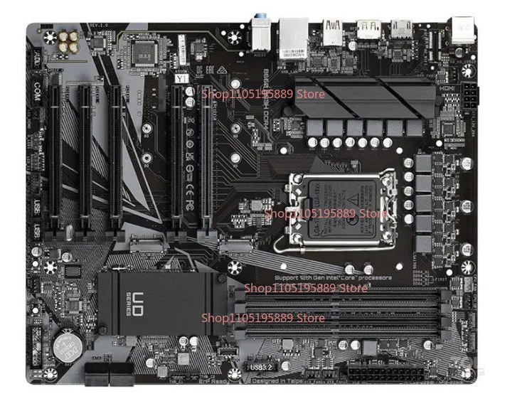 Placa Base Gigabyte B660M DS3H DDR4 con Cuatro Ranuras, Compatible con Procesadores Intel Core de 12ª y 13ª Generación
