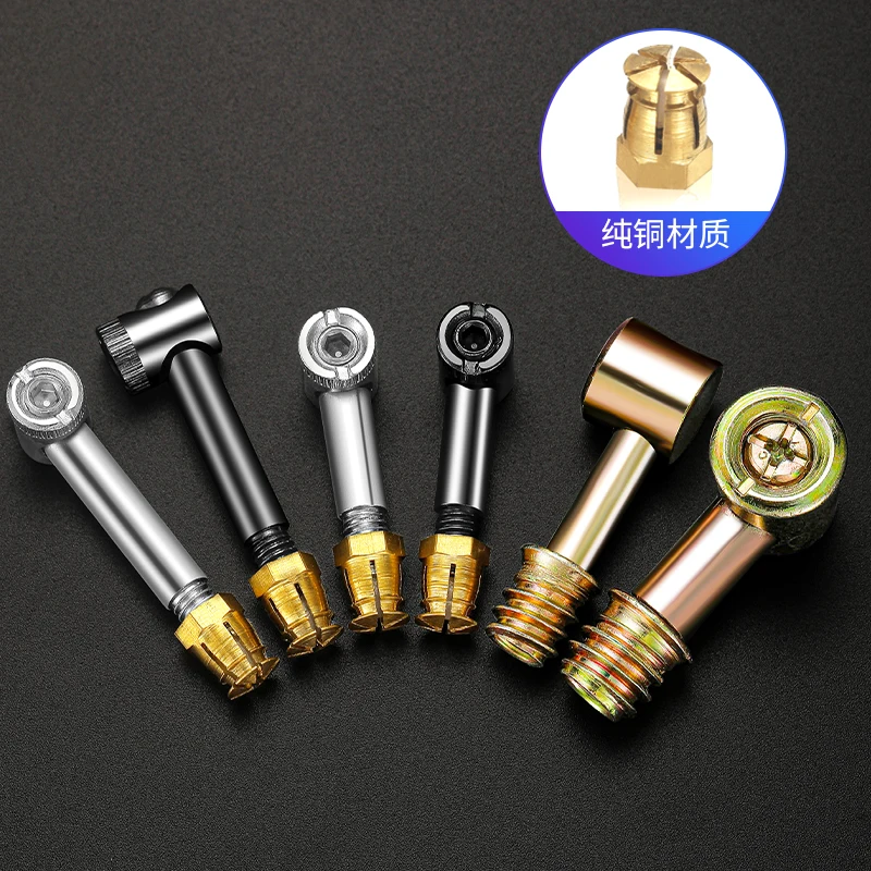 

20 комплектов утолщенных мебельных крепежных изделий «четыре в одном», дюбель-коннектор, кулачковый замок, соединительный винт, фиксатор звеньев для гардероба, крепежные детали для оборудования