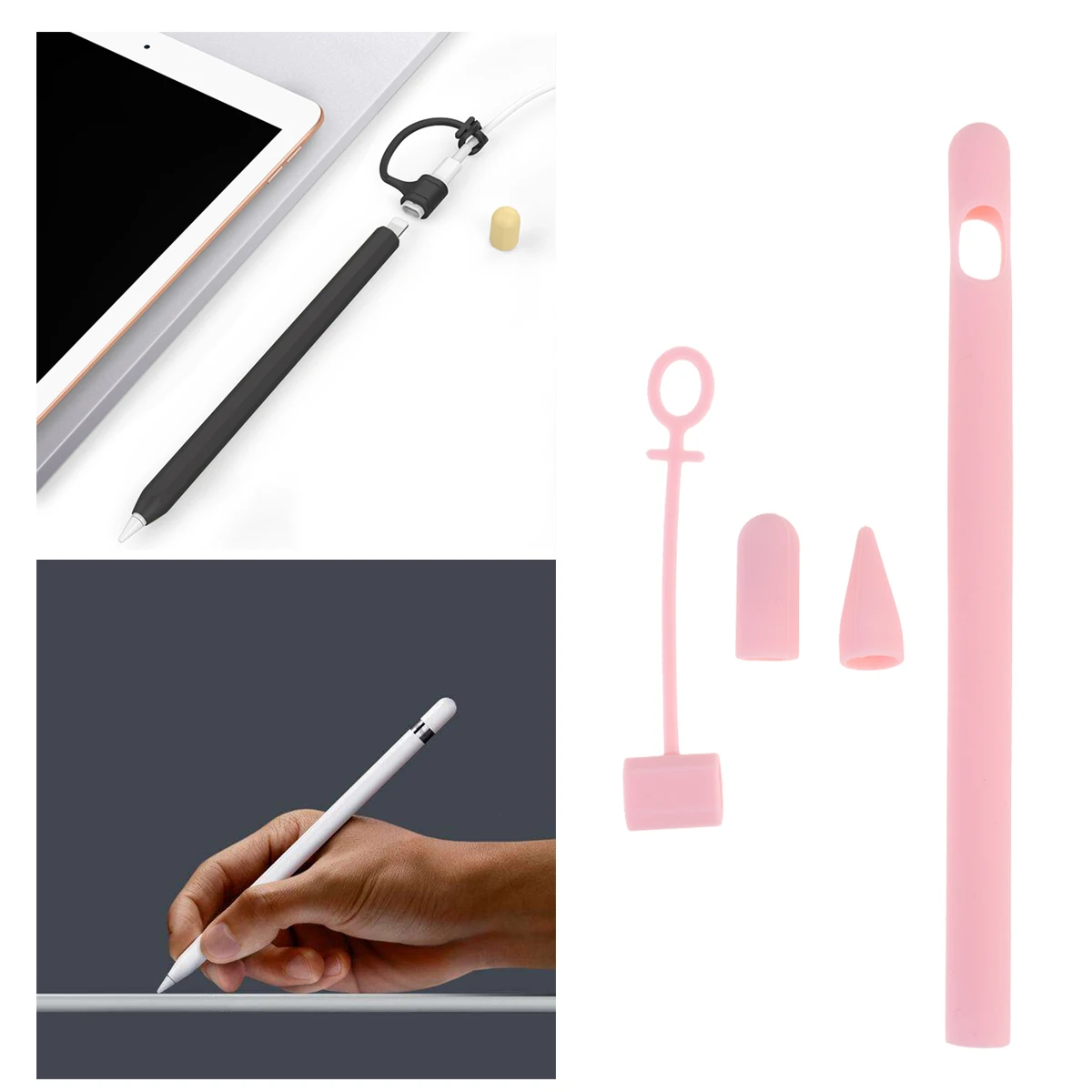 

Anti-Lost Protective Cover For Stylus Pen Durable Silicone Touch Pen Sleeve Shockproof Scratch Resistant Compatible With Apple