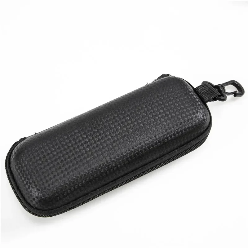 Portable EVA Hard Sunglasses Case with Lanyard Zipper Lightweight Eyewear Protector Box for Men Women Daily Use