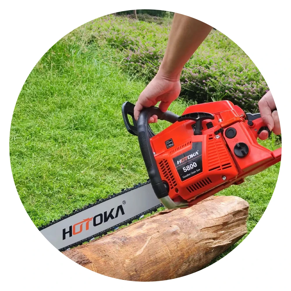 20-Inch Industrial Chainsaw 58CC Wood Cutting Machine 2200W 0.4mm Chain Pitch Customizable OEM Support