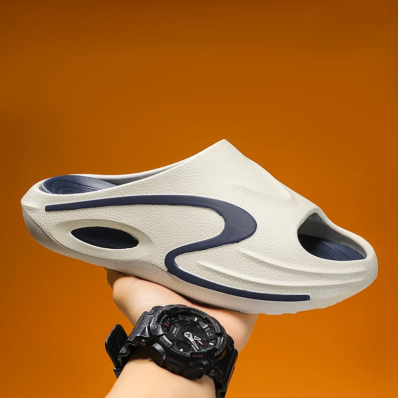 

New Fashion Massage Sport EVA Slippers Men Beach Slides Shoes Outdoor Comfortable Summer Male Casual Soft Non-slip Slippers 531
