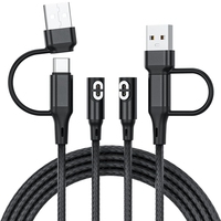 A76F-2PCS Charging Cable Cord For Aftershokz Aeropex AS800/S803/S810/AS700 Shokz Openrun Pro/Openrun/Headphone Charger