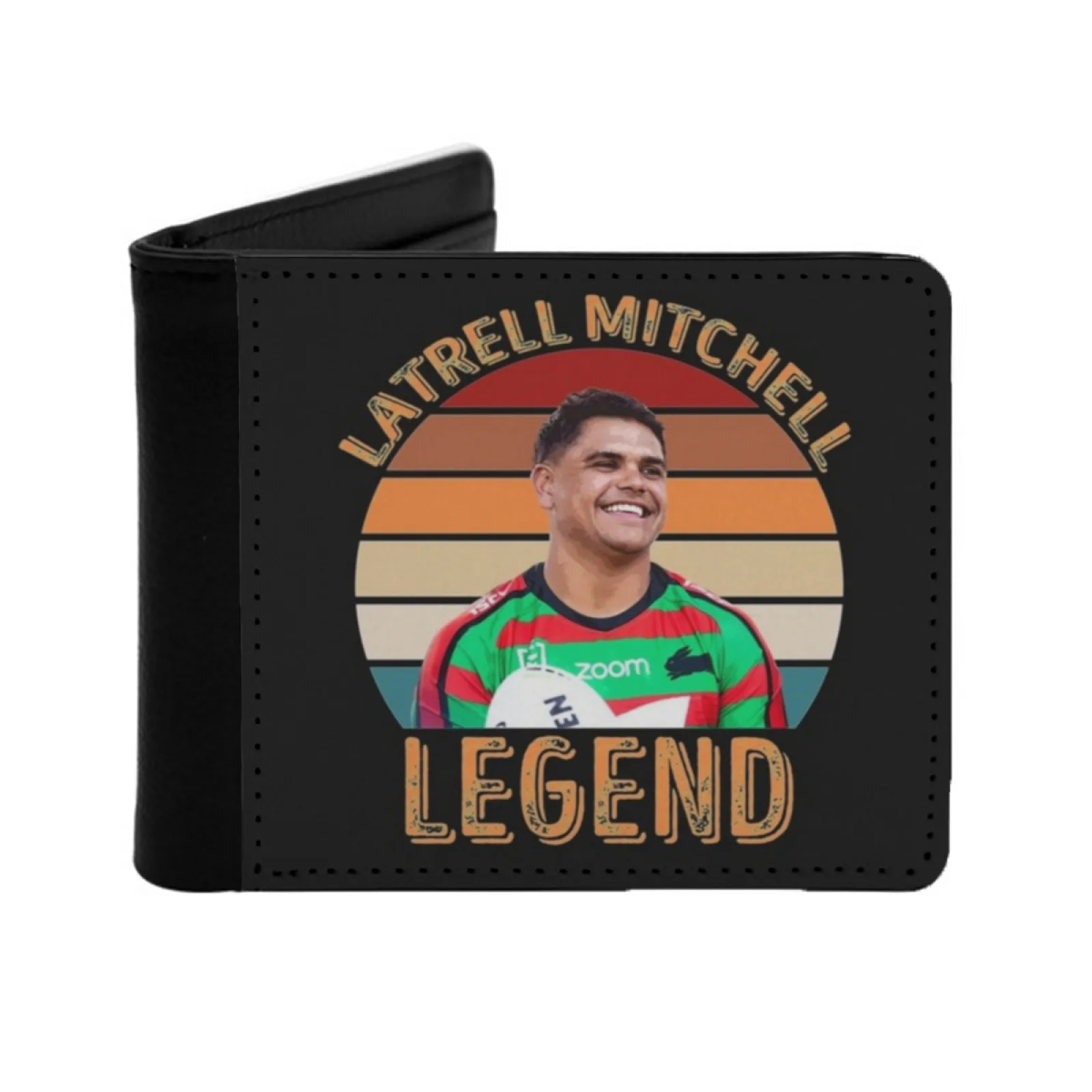 Latrell Mitchell Legend New Print Wallet Short Men Wallets Credit Card Holder Purses South Sydney Rabbitohs Nrl Rugby League