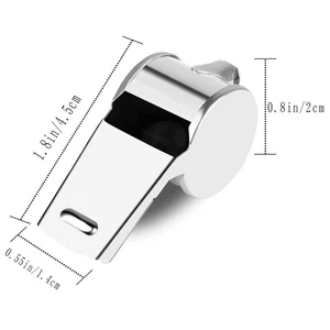 Pfeife des Schiedsrichters des tragbaren Metall 8 Hauptverkaufsrefer Rugby - №5