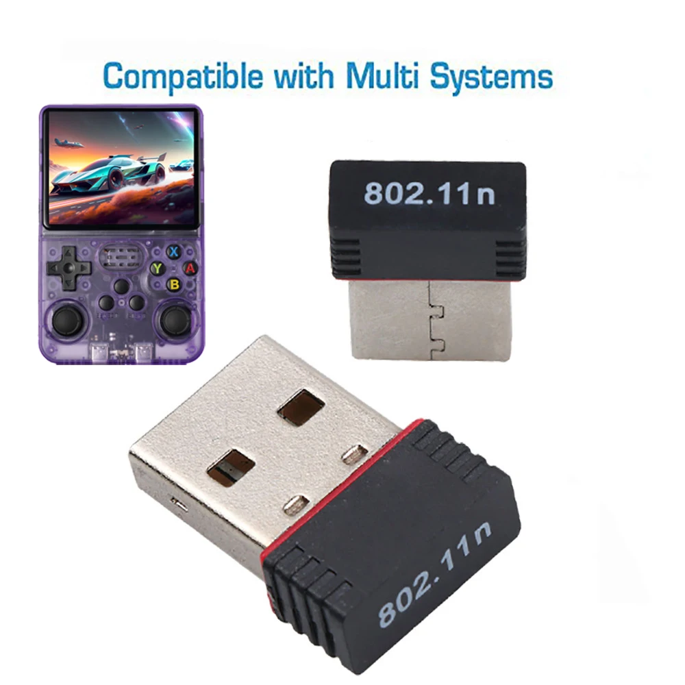 For R36S Game Console WiFi Network RTL8188FTV USB Dongles Type C OTG USB3.0 Adaptor For R36S/R36H/R36/R36Plus Game Accessories