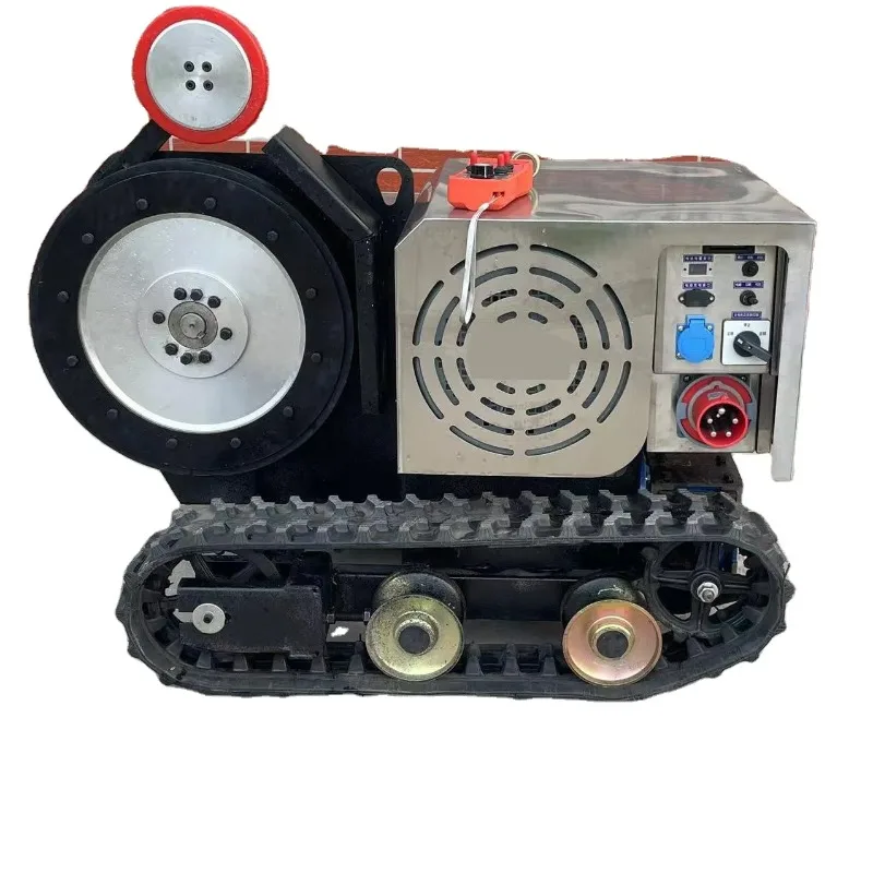 Crawler Chain Saw Natural Stone Tiles Cutting Machine Diamond Wire Saw Price for Marble Block Squaring