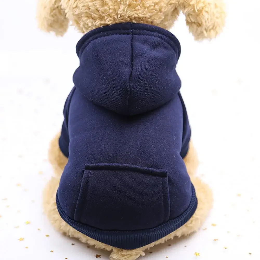 Winter-Hoodie-Sweatshirt-Jacke für kleine und mittelgroße Hunde, Haustiermantel, Welpenkleidung, Chihuahua-Kostüm, Bulldoggen-Kostüm, Welpen-Haustier-Herbstbekleidung – Detail 16