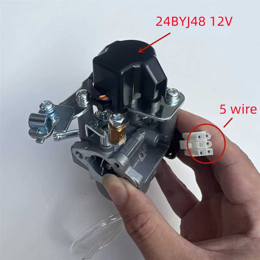 R2000is RATO R80-i 79.7CC 2KVA 인버터 여행 가방 발전기 CARB 24BYJ48 12V DC 스테핑 모터 CARBY 용 기화기 카브
