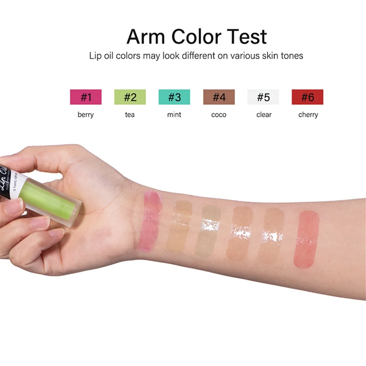 

Crystal Jelly Hydrating Lip Glow Oil,Nourishing Plumping Lip Gloss Oil Non-Stick Cup Moisturizing Lip Oil 6 Cherry