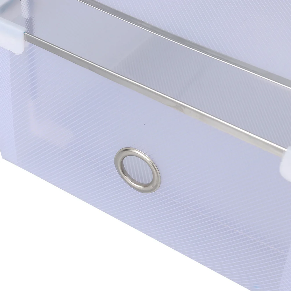 

6pcs Drawer Type Shoe Organizer Translucent Plastic Shoes Storage Box Waterproof Dustproof For Small Spaces Dorm Rooms Closets