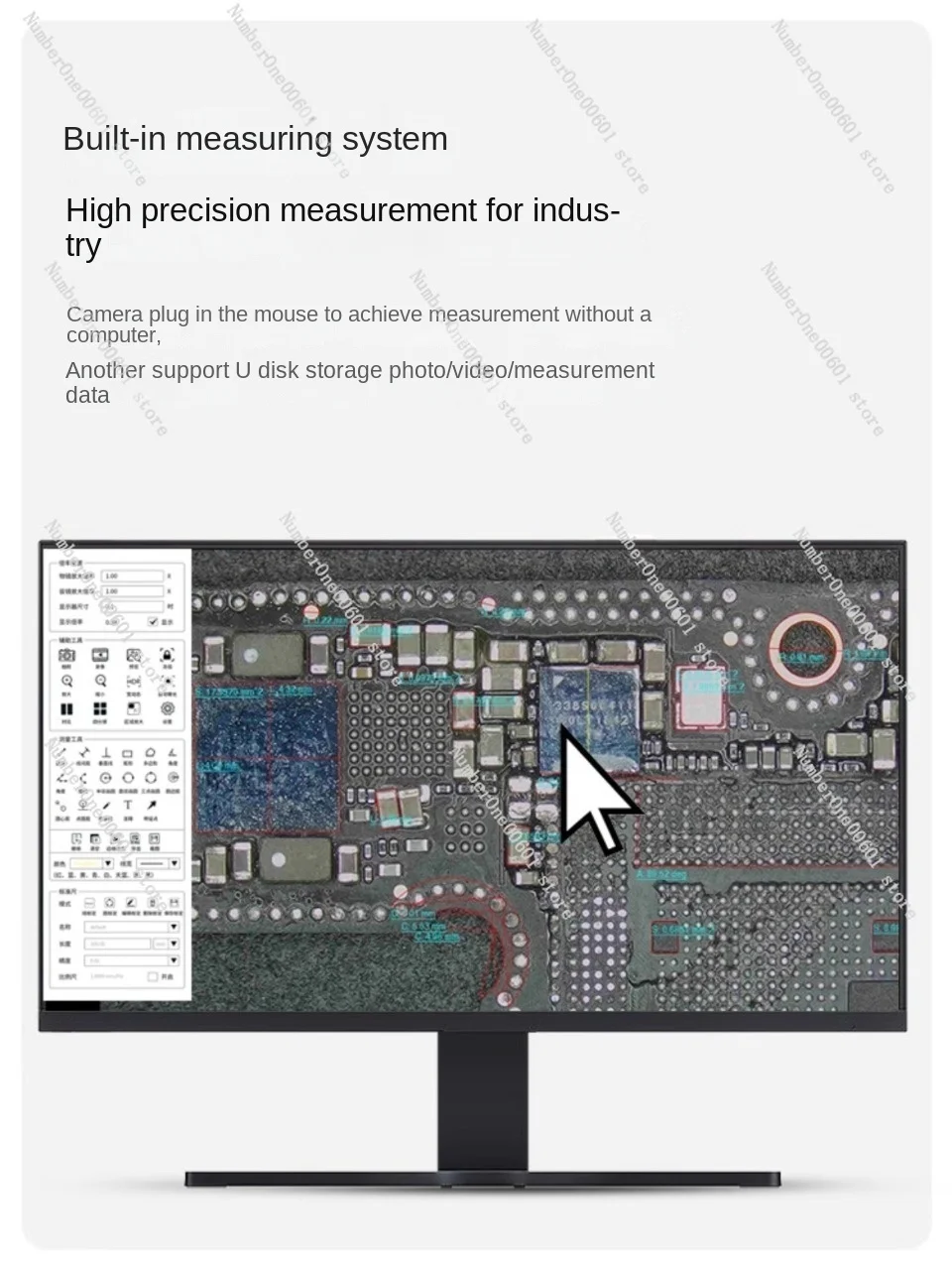 Focusing body microscope electronic industry optical type measurement circuit board special desktop digital