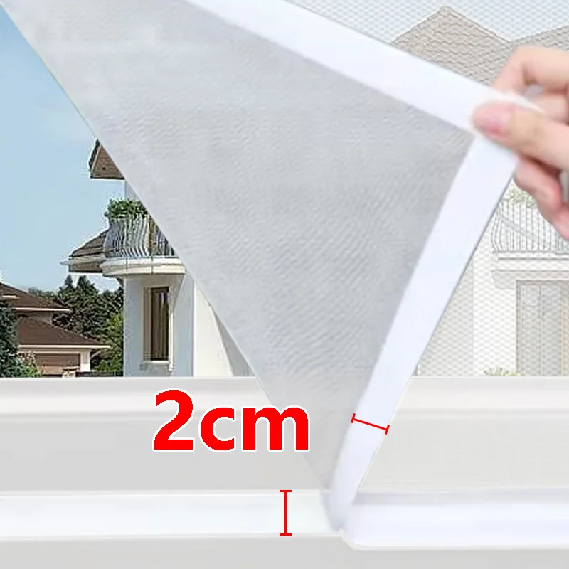 White Mosquito Net, anti Mosquito and Fly Window Net, Polyester Fiber Material, Door Curtain Gauze, Window Protection Screen