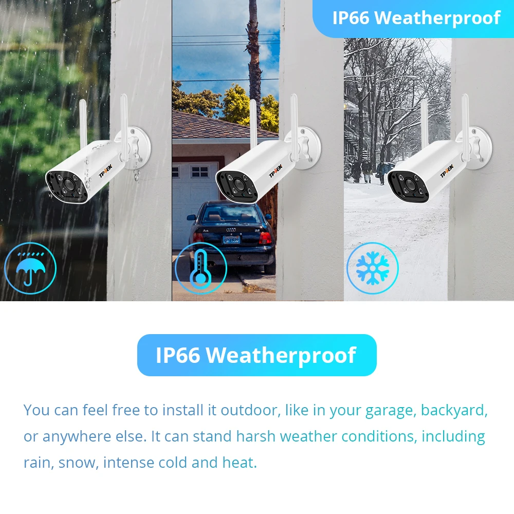 2K IP Camera Wifi Outdoor Surveillance Securtiy CCTV 4MP Wi Fi Camara Wireless Bullet Network Video Wi-Fi Waterproof CamHi Cam