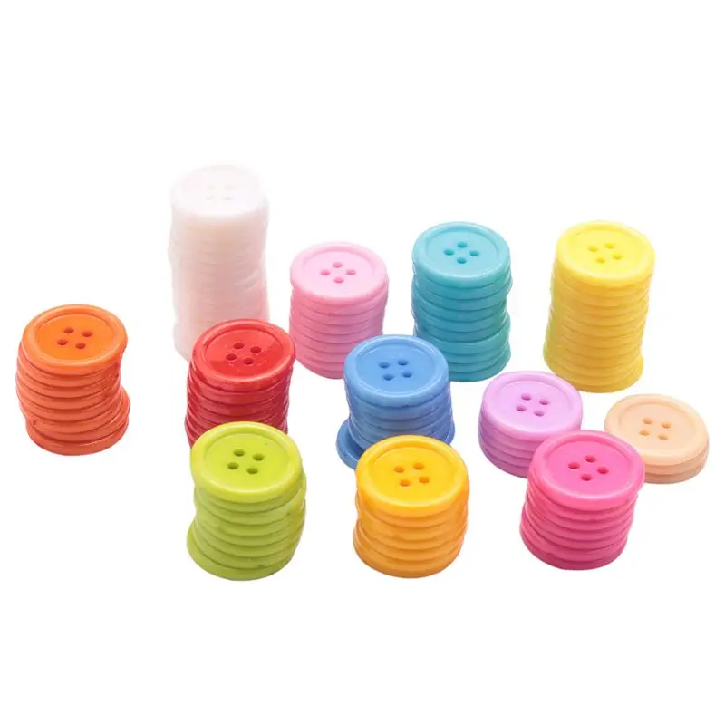BHBD-DIY Random Color Set Of 1000 Sewing Buttons Craft For Kids DIY , Plastic, Random Color, 20Mm