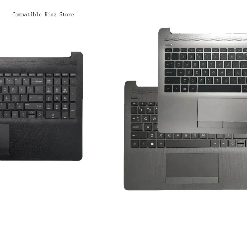 P US/Spanish/Russian/Latin Keyboard For HP 15-DA 15-DB 15T-DA 15T-DB 250 255 G7 TPN-C135 136 With Palmrest Upper Cover Touchpad