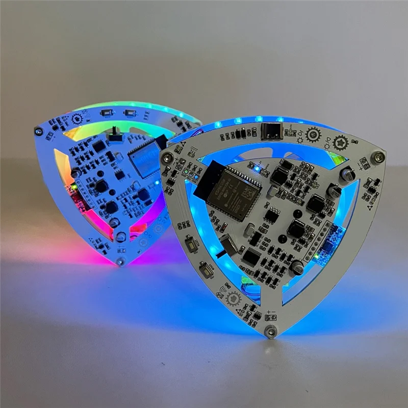 Selbstausgleichendes Lelot-Dreiecksmodell, leuchtendes Ornament, wissenschaftliches experimentelles Werkzeug, eckiger Momentum, Konservierung