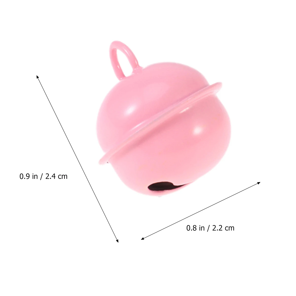 

50 Pcs Mini Metal Jingle Bells Bright Colored Round Christmas Ornaments Craft Sewing Jewelry Making Gifts Packaging Holiday