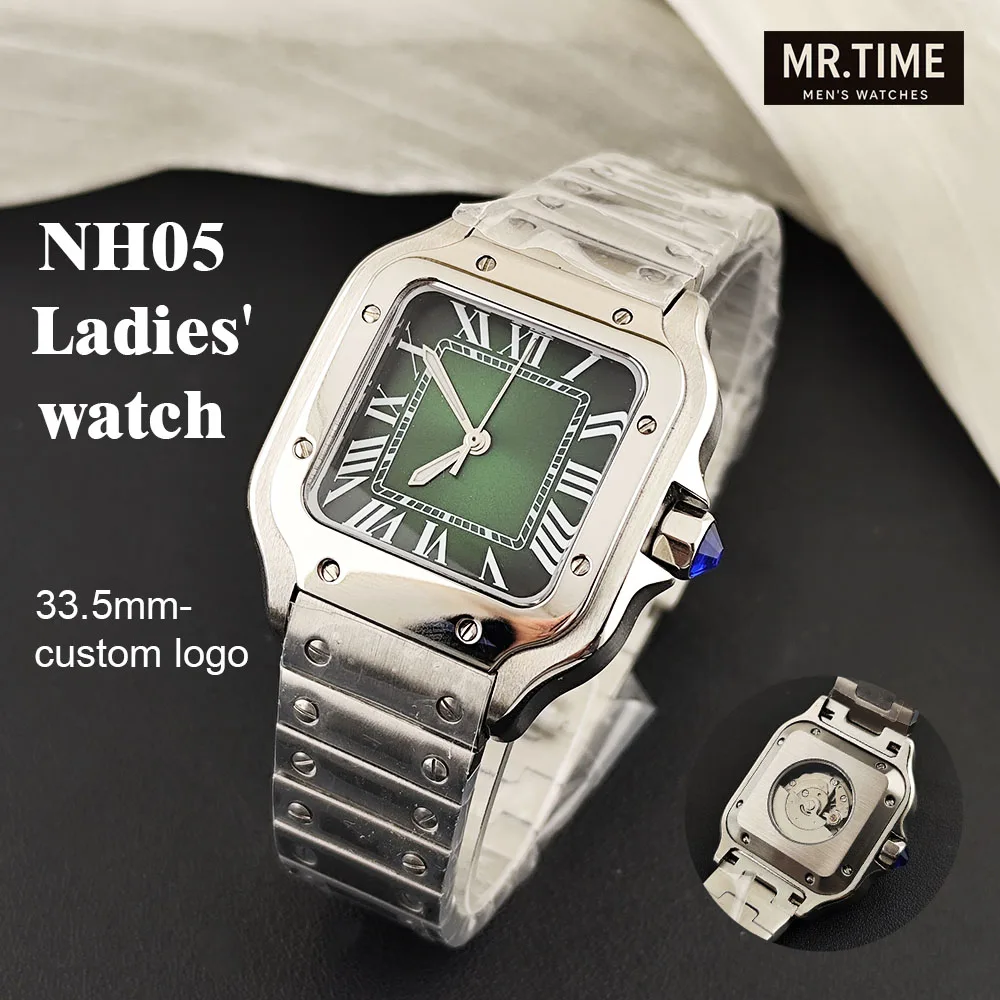 2026 fashion NH05 ladies' watch Couple Watch Roman numerals Stainless Steel Watch Customized Logo NH05 Movement Watch