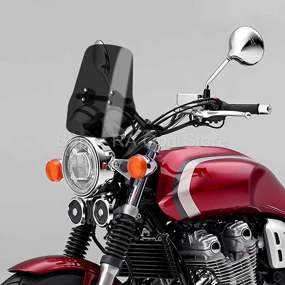 For Honda CB1100 / EX / RS 2019 Adventure motorcycle front windshield with 12mm navigation bracket tube