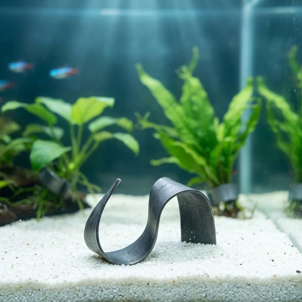 25Pcs Plant Weights Flexible Lead Wire for Fish Tank Anti-Floating Anchor Base Fixing Rings Freshwater Saltwater Aquascaping