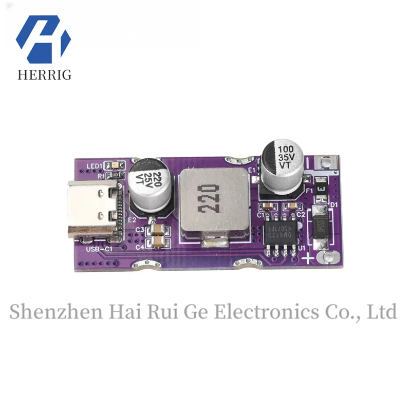 

PD63W fast charging module PD3.1 QC2.0/3.0 SCP full-protocol fast charging module supports super fast charging