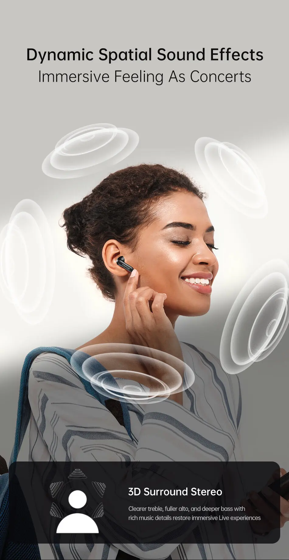 Awei TP97 ENC شاشة ملونة كبيرة سماعة بلوتوث ANC بلوتوث 5.4 سماعة أذن مع ميكروفون سماعة أذن لاسلكية