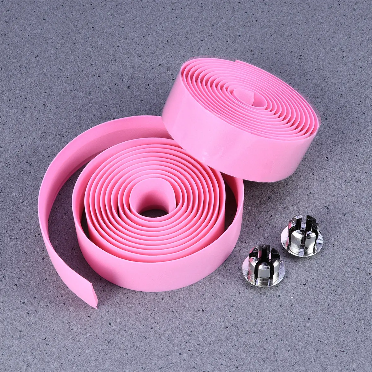 1Pair Handlebar Tape Anti-Slip Non-Slip Belt Road Bike Wrap Lightweight Cork Cushion Ribbon with End Plugs for Bicycle Mountain