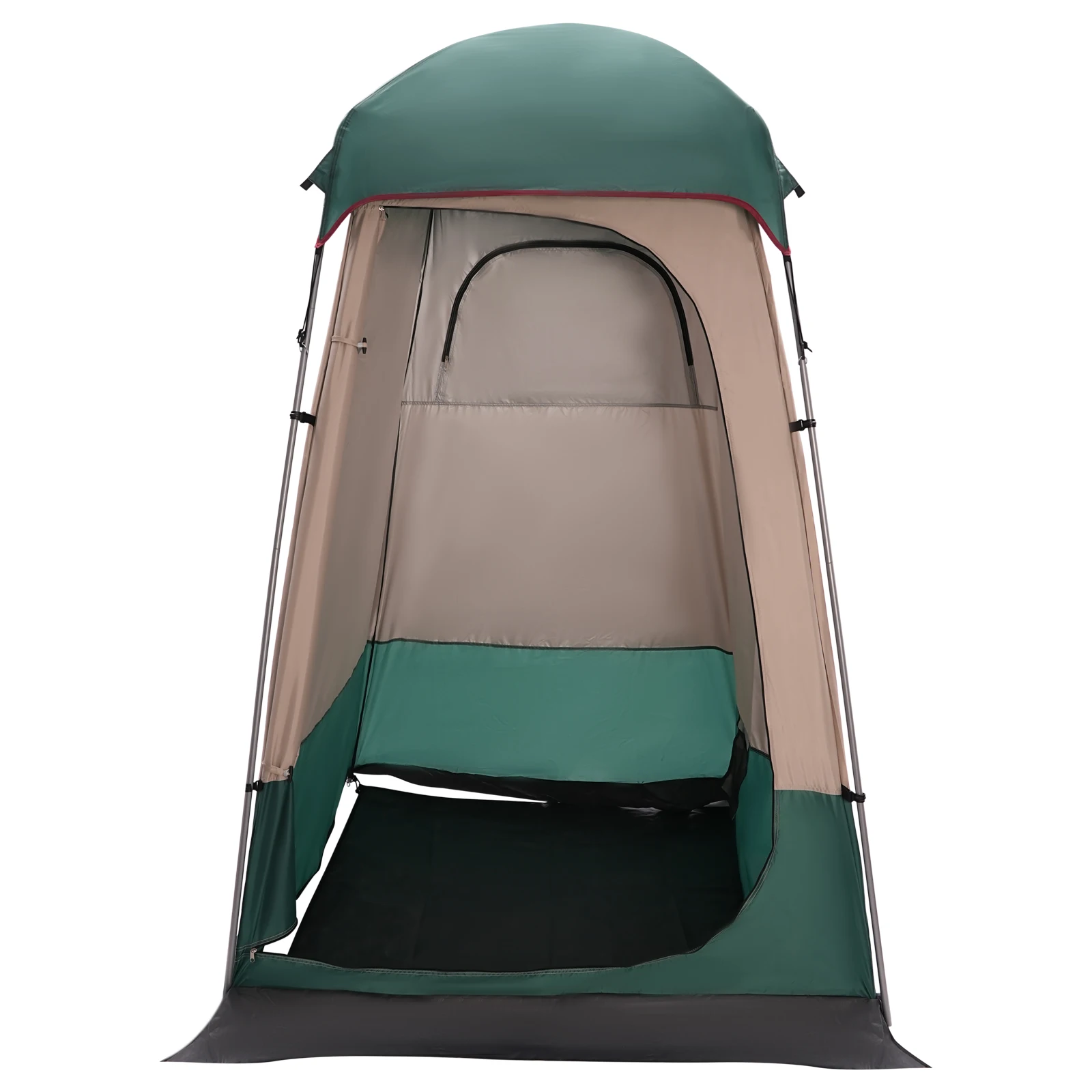 

Outdoor Camping Shower Tent Floor Standing Waterproof Index 1500MM Water Pressure Sun Protection Grade PU 50+ Hiking Shower Tent