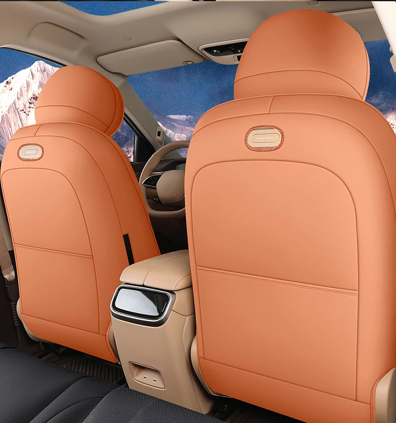 Maßgefertigte Auto-Zubehörteile Sitzbezüge Komplettset Kunstleder Speziell für Aito M7 2022-2024 für Huawei AITO M7 5 6 Sitze – Detail 28