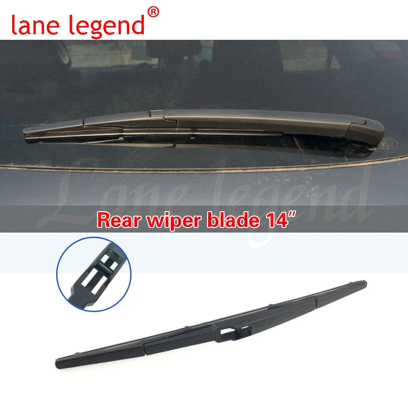 For Mazda CX-9 CX9 MK1 2006-2015 Car Front Rear Wiper Blades Soft Rubber Windscreen Wipers Auto Windshield 26